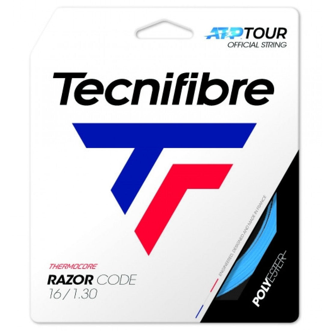 Tecnifibre Razor Code 16 Tennis String (Blue) - RacquetGuys.ca