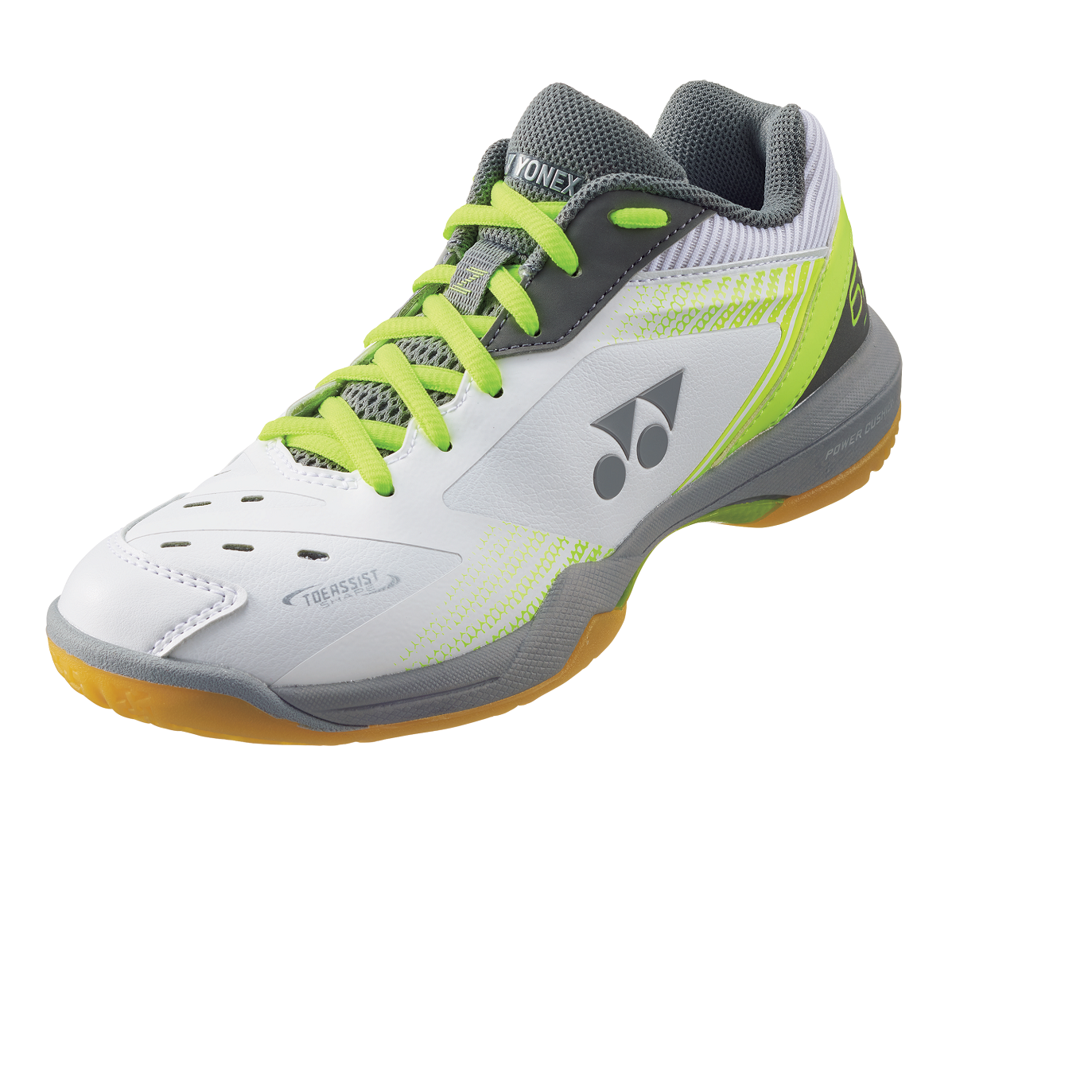 Yonex Power Cushion 65 Z3 Women's Indoor Court Shoe (White/Lime)