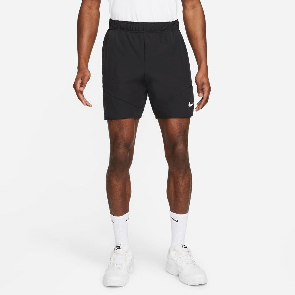 Nike Mens Dri-FIT Advantage Shorts 7-Inch (Black/White) - RacquetGuys.ca