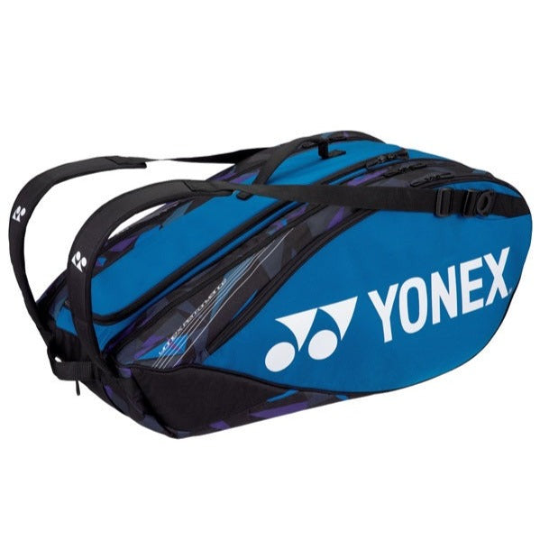 Yonex Pro 12-Pack Tennis Racquet Bag Wide Version (Blue/Black