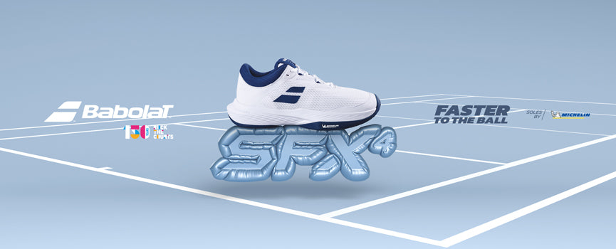 Tennis Shoes Review: Babolat SFX 4. A Wider-Fit Tennis Shoe Built for Comfort and Stability