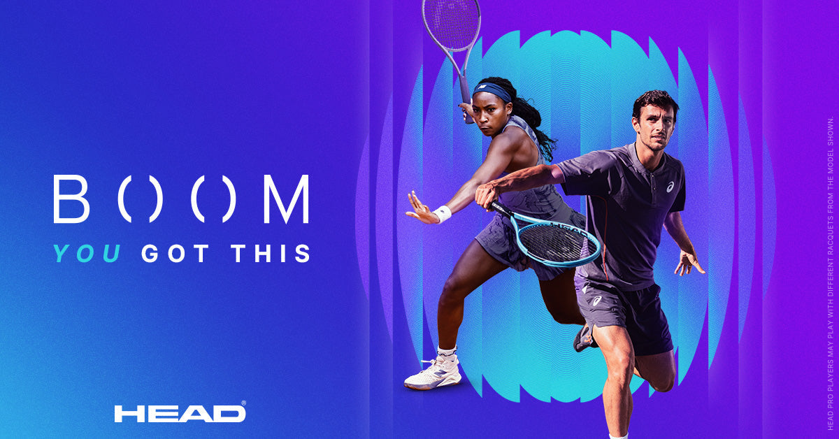 Head Boom racquets with Coco Gauff and Lorenzo Musetti