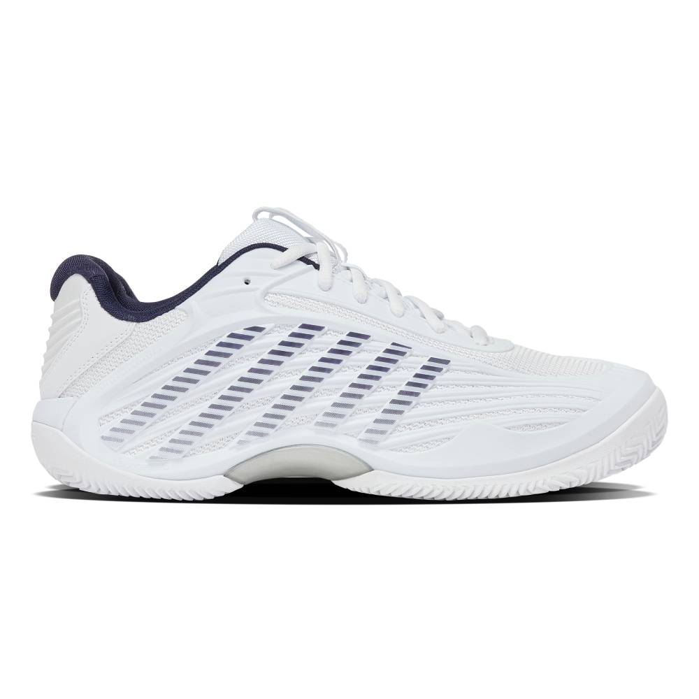 K-Swiss Hypercourt Express 3 Clay Men's Tennis Shoe (White/Peacoat) - RacquetGuys.ca