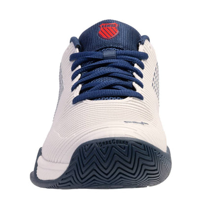 K-Swiss Hypercourt Express 2 Men's Tennis Shoe (White/Blue) - RacquetGuys.ca