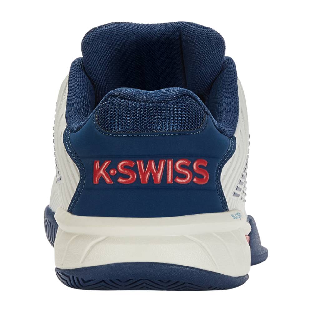 K-Swiss Hypercourt Express 2 Men's Tennis Shoe (White/Blue) - RacquetGuys.ca