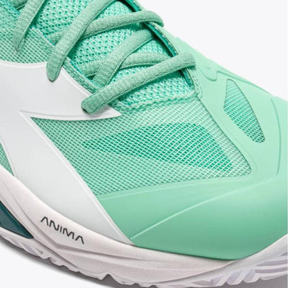 Diadora B.Icon 3 Men's Tennis Shoe (Cabbage/White) - RacquetGuys.ca