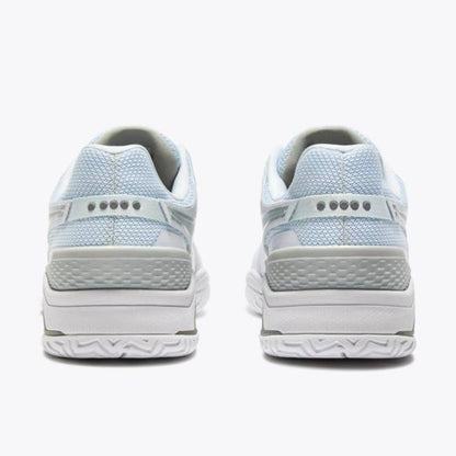 Diadora Blushield Torneo 3 Men's Tennis Shoe (White/Silver) - RacquetGuys.ca