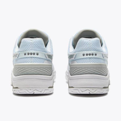 Diadora Blushield Torneo 3 Women's Tennis Shoe (White/Silver) - RacquetGuys.ca