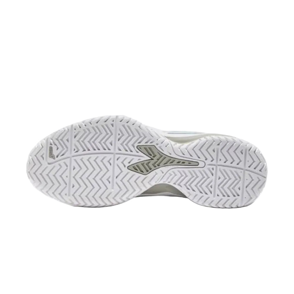 Diadora Blushield Torneo 3 Women's Tennis Shoe (White/Silver) - RacquetGuys.ca