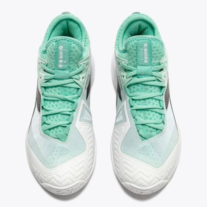 Diadora Speed Blushield Fly 5 Women's Tennis Shoe (Cabbage/ Black/White) - RacquetGuys.ca