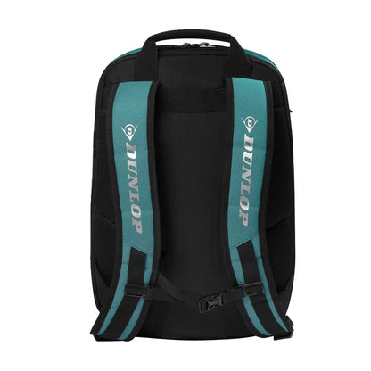 Dunlop SX Performance Backpack Racquet Bag (Teal/Black/Yellow) - RacquetGuys.ca