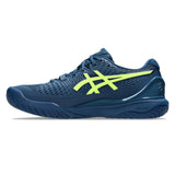 Asics Gel Resolution 9 Men's Tennis Shoe (Mako Blue/Safety Yellow) - RacquetGuys.ca