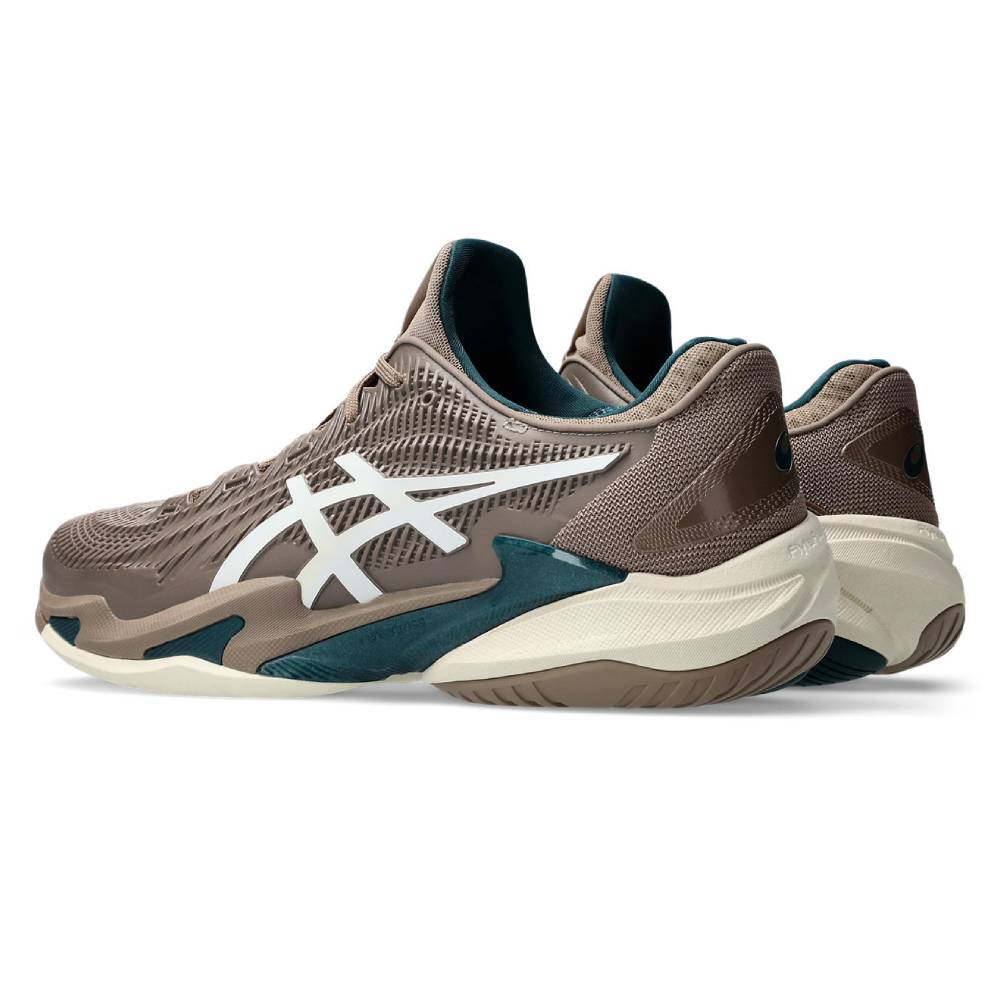 Asics Court FF 3 Men's Tennis Shoe (Taupe Grey/White) - RacquetGuys.ca