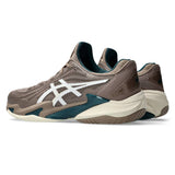 Asics Court FF 3 Men's Tennis Shoe (Taupe Grey/White)