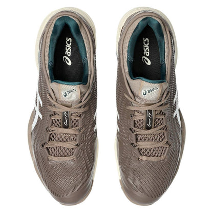 Asics Court FF 3 Men's Tennis Shoe (Taupe Grey/White) - RacquetGuys.ca