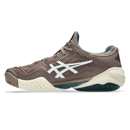 Asics Court FF 3 Men's Tennis Shoe (Taupe Grey/White) - RacquetGuys.ca