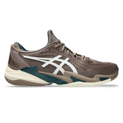 Asics Court FF 3 Men's Tennis Shoe (Taupe Grey/White) - RacquetGuys.ca