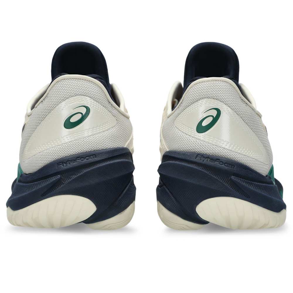 Asics Court FF 3 Men's Tennis Shoe (Cream/Jasper Green) - RacquetGuys.ca