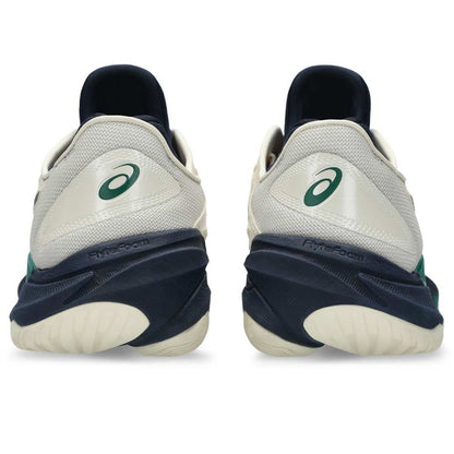 Asics Court FF 3 Men's Tennis Shoe (Cream/Jasper Green) - RacquetGuys.ca