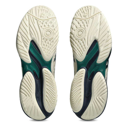 Asics Court FF 3 Men's Tennis Shoe (Cream/Jasper Green) - RacquetGuys.ca