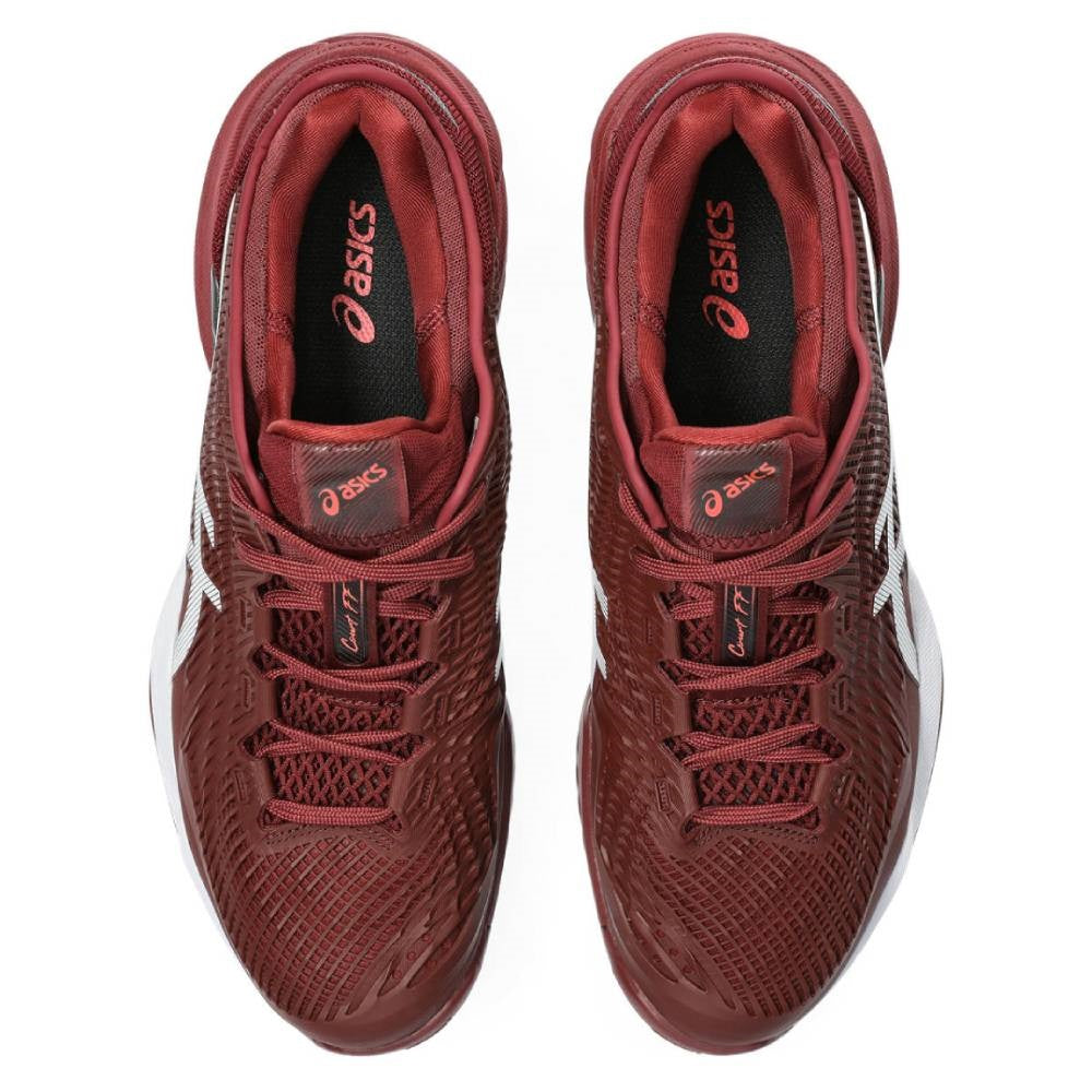 Asics Court FF 3 Men's Tennis Shoe (Red/White) - RacquetGuys.ca
