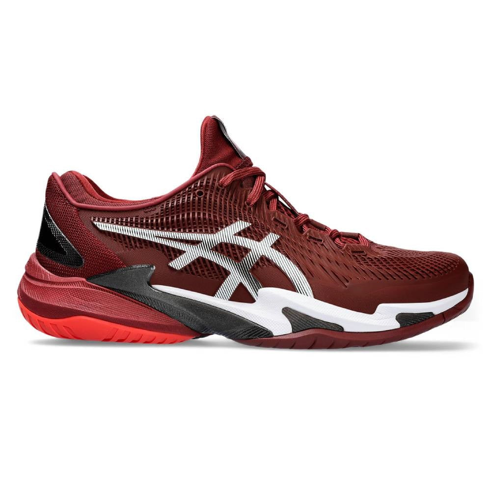 Asics Court FF 3 Men's Tennis Shoe (Red/White) - RacquetGuys.ca