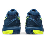 Asics Gel Resolution 9 Wide Men's Tennis Shoe (Mako Blue/Safety Yellow) - RacquetGuys.ca