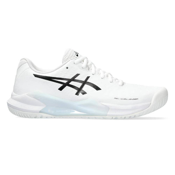 Asics Gel Challenger 14 Men s Tennis Shoe White Black RacquetGuys