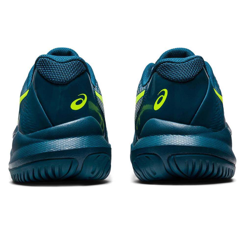 Asics Gel Challenger 14 Men's Tennis Shoe (Blue/Yellow) - RacquetGuys.ca