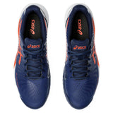 Asics Gel Challenger 14 Men's Tennis Shoe (Blue/Orange) - RacquetGuys.ca
