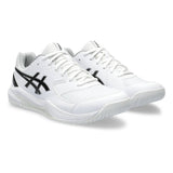 Asics Gel Dedicate 8 Men's Tennis Shoe (White/Black) - RacquetGuys.ca