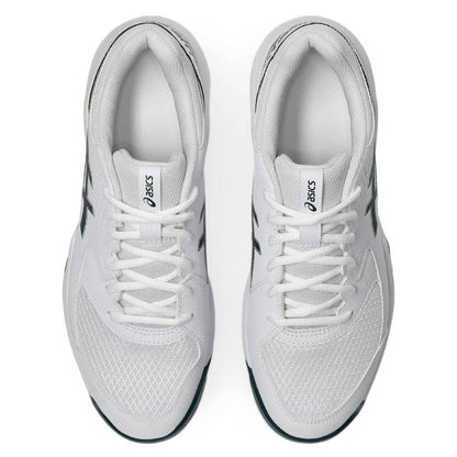 Asics Gel Dedicate 8 Men's Tennis Shoe (White/Saxon Green) - RacquetGuys.ca