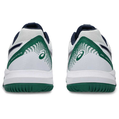 Asics Gel Dedicate 8 Men's Tennis Shoe (White/Midnight) - RacquetGuys.ca