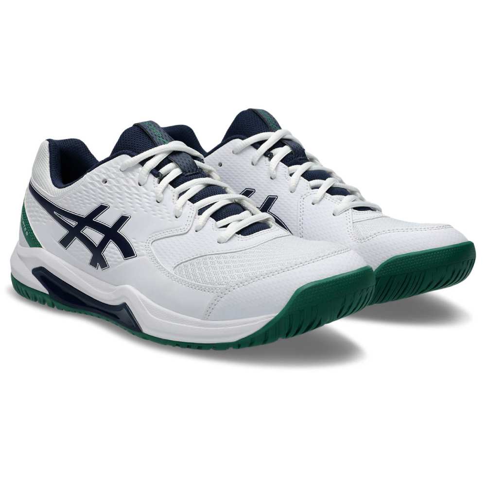 Asics Gel Dedicate 8 Men's Tennis Shoe (White/Midnight) - RacquetGuys.ca