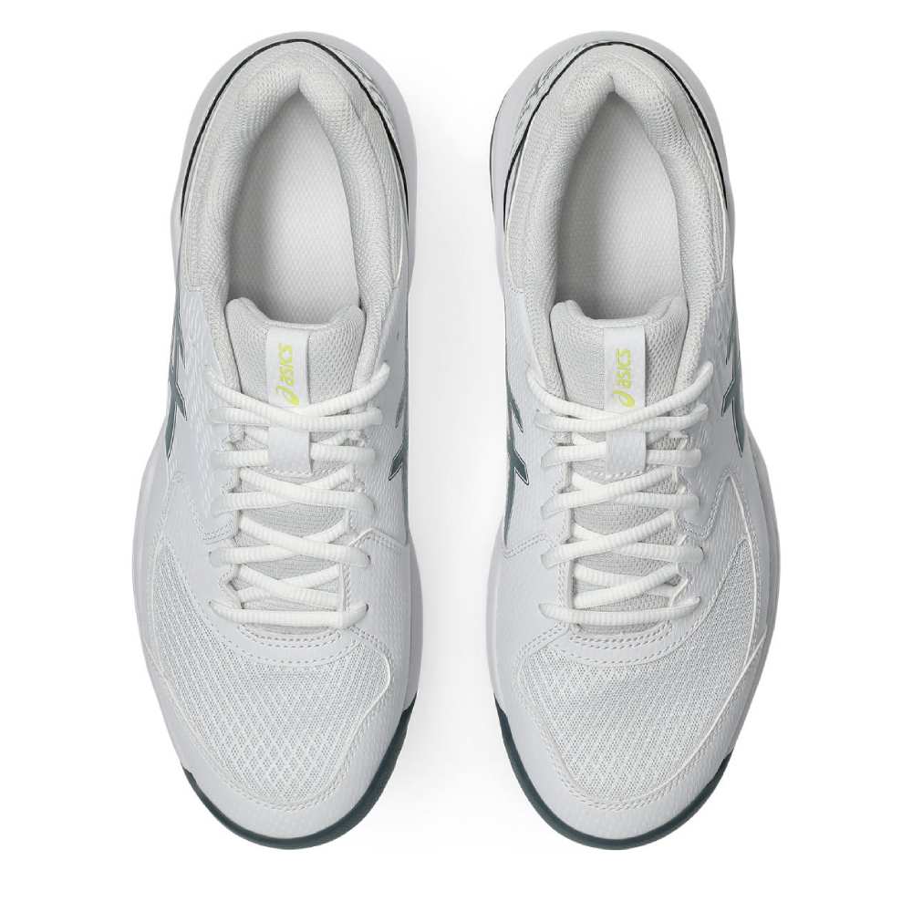Asics Gel Dedicate 8 Men's Tennis Shoe (White/Ironclad) - RacquetGuys.ca