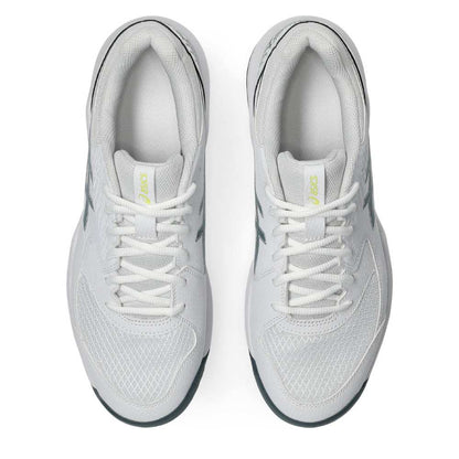 Asics Gel Dedicate 8 Men's Tennis Shoe (White/Ironclad) - RacquetGuys.ca