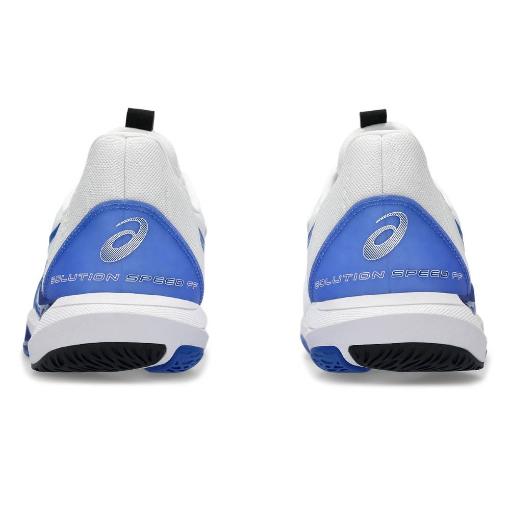 Asics Solution Speed FF 3 Men's Tennis Shoe (White/Tuna Blue) - RacquetGuys.ca
