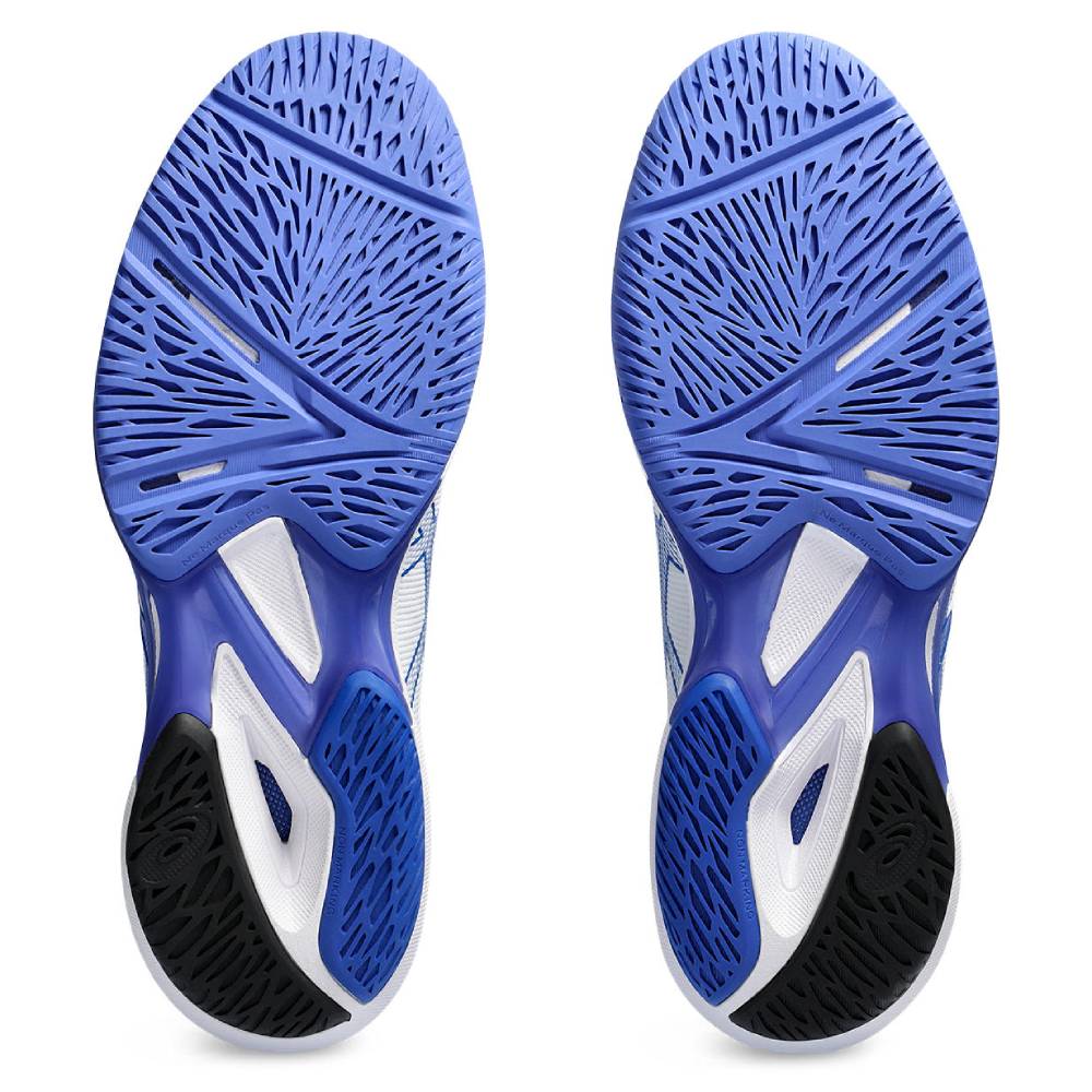 Asics Solution Speed FF 3 Men's Tennis Shoe (White/Tuna Blue) - RacquetGuys.ca