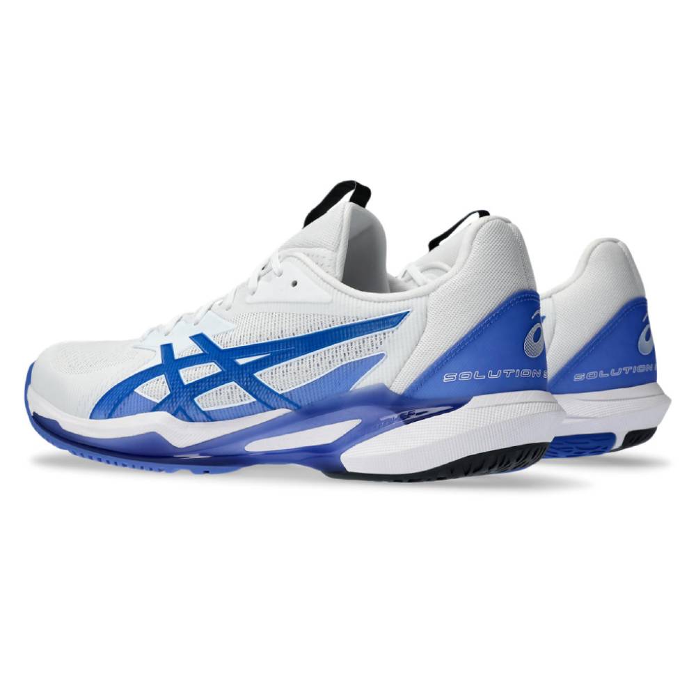 Asics Solution Speed FF 3 Men's Tennis Shoe (White/Tuna Blue) - RacquetGuys.ca