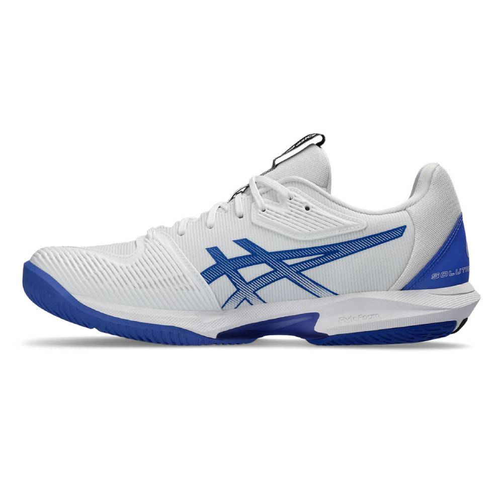 Asics Solution Speed FF 3 Men's Tennis Shoe (White/Tuna Blue) - RacquetGuys.ca