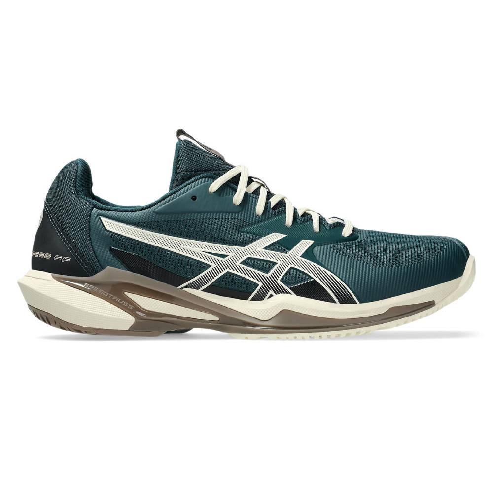 Asics Solution Speed FF 3 Men's Tennis Shoe (Saxon Green/Birch) - RacquetGuys.ca