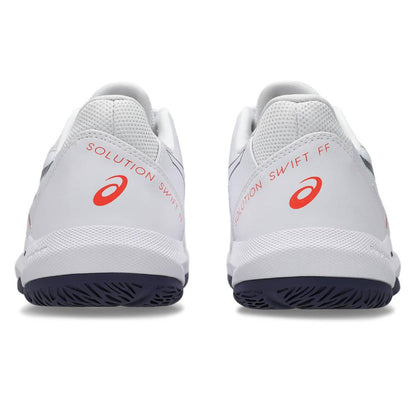 Asics Solution Swift FF 2 Men's Tennis Shoe (White/Nova Orange) - RacquetGuys.ca