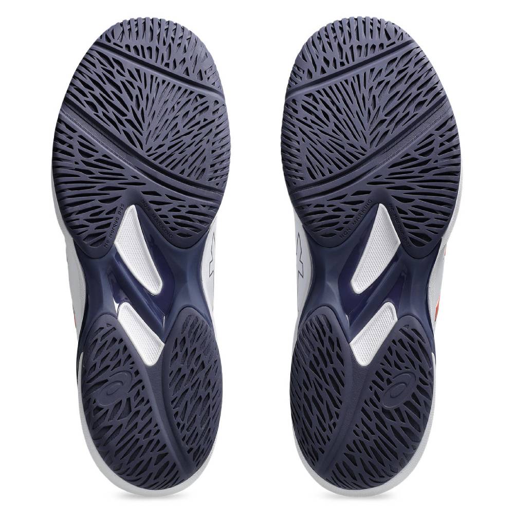 Asics Solution Swift FF 2 Men's Tennis Shoe (White/Nova Orange) - RacquetGuys.ca