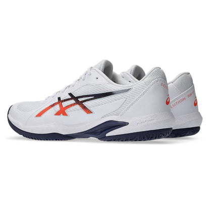 Asics Solution Swift FF 2 Men's Tennis Shoe (White/Nova Orange) - RacquetGuys.ca