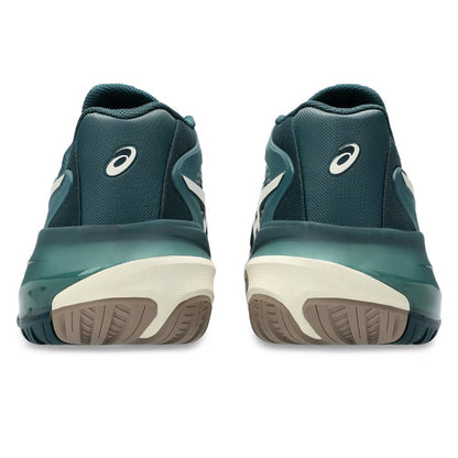 Asics Gel Resolution X Men's Tennis Shoe (Saxon Green/Birch) - RacquetGuys.ca