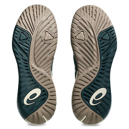 Asics Gel Resolution X Men's Tennis Shoe (Saxon Green/Birch) - RacquetGuys.ca