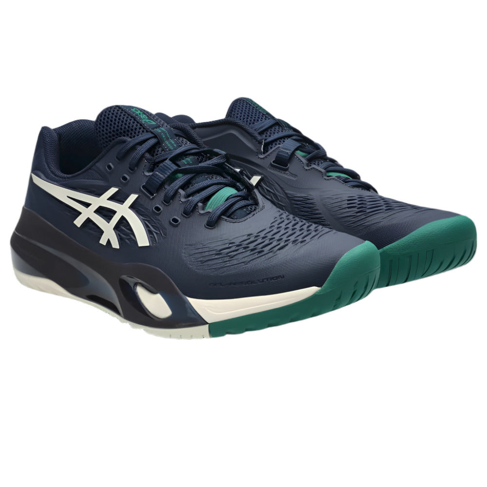 Asics Gel Resolution X Men's Tennis Shoe (Midnight/Cream) - RacquetGuys.ca