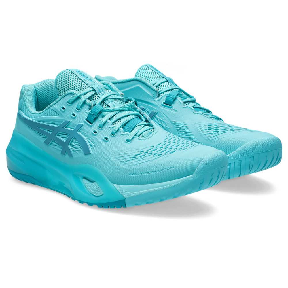 Asics Gel Resolution X Men's Tennis Shoe (Ice Mint/Lagoon