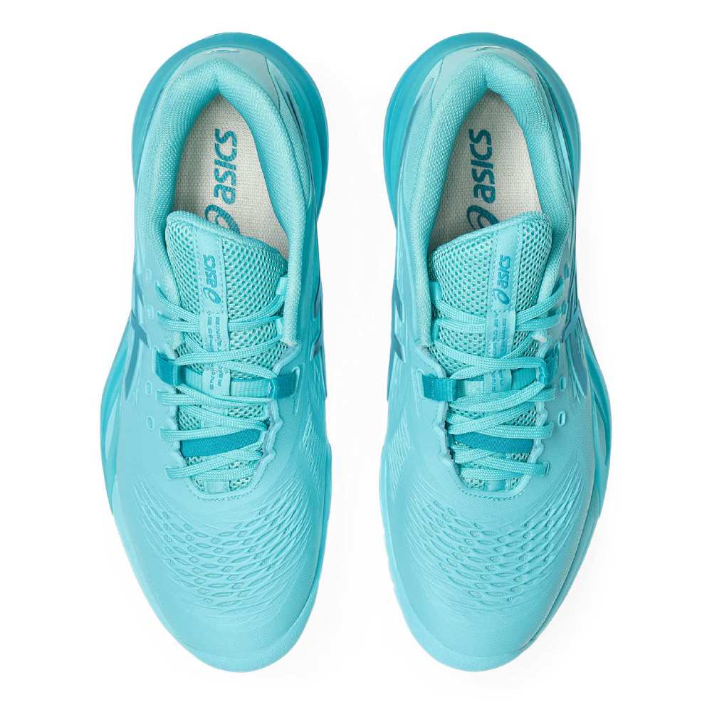Asics Gel Resolution X Men's Tennis Shoe (Ice Mint/Lagoon) - RacquetGuys.ca