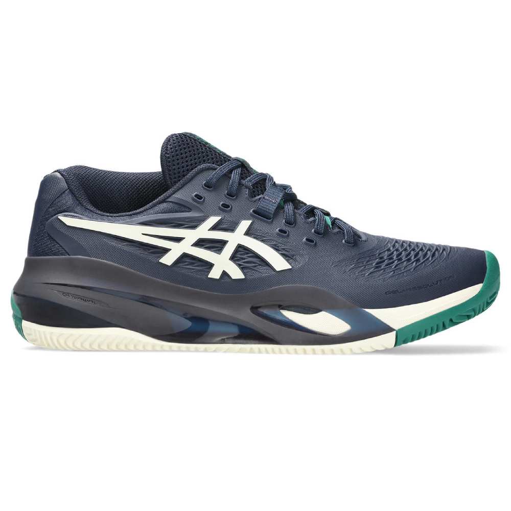 Asics Gel Resolution X Clay Men's Tennis Shoe (Midnight/Cream) - RacquetGuys.ca